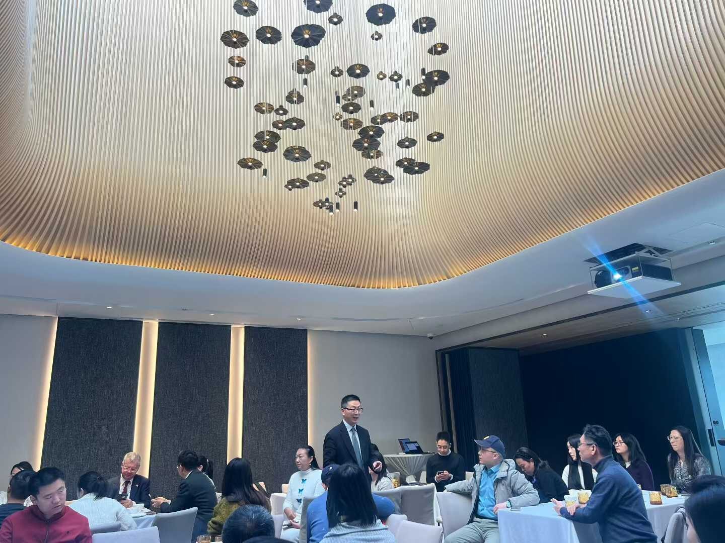 Guests at the breakfast session